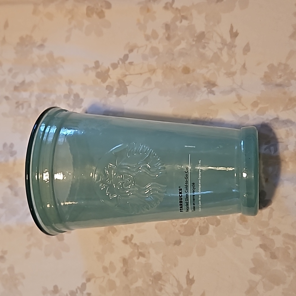 Recycled glass Starbucks cup